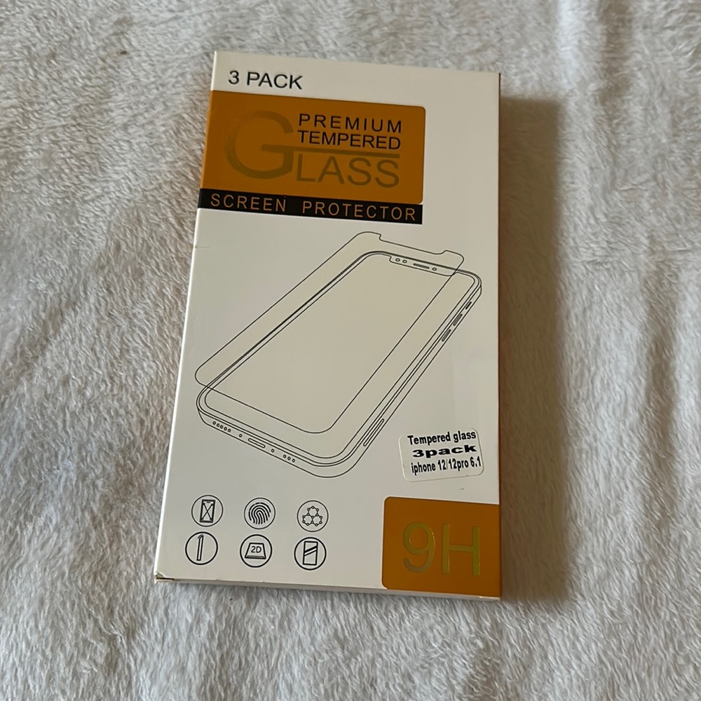 iPhone 12/12 pro tempered glass screen protector